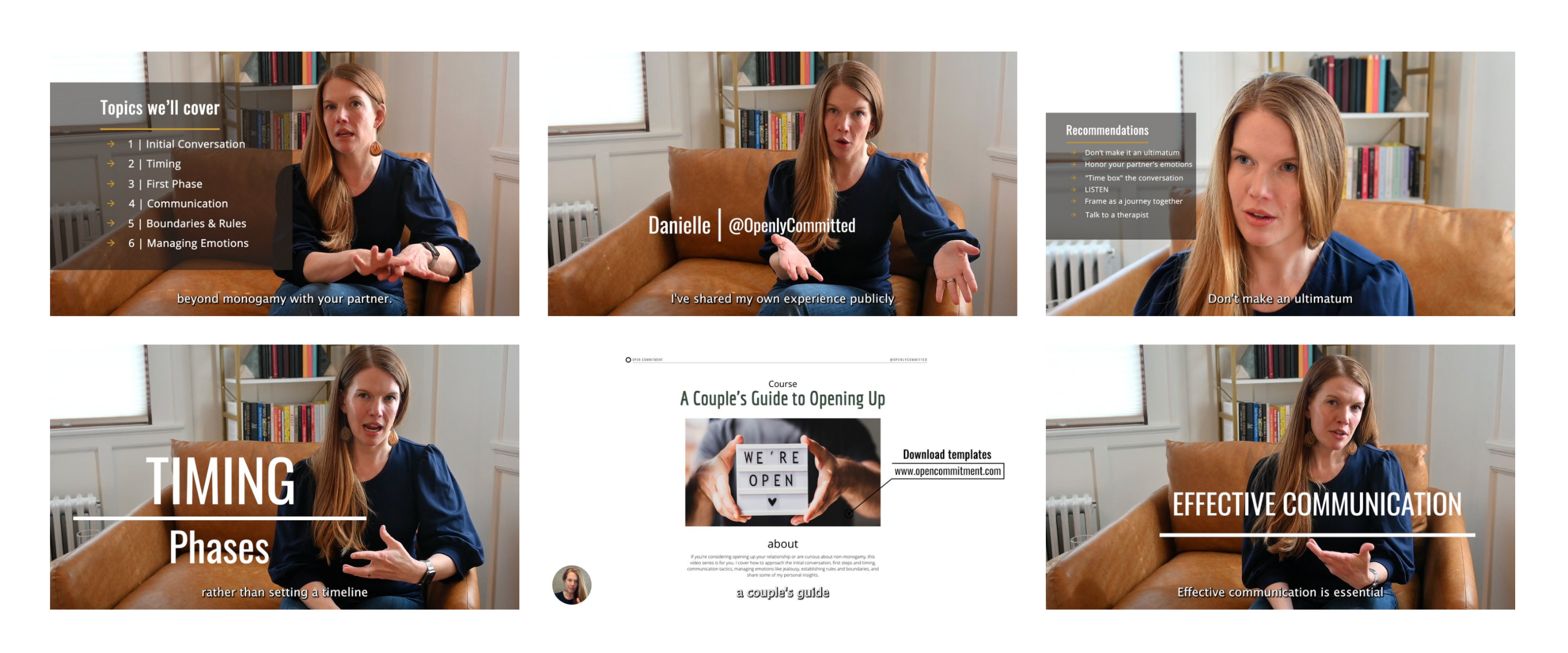 Overview of all course modules and lessons